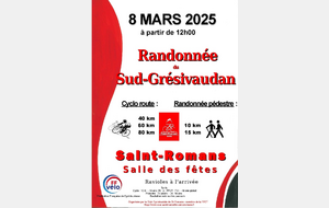 Randonnée du Sud Grésivaudan (Romans sur Isère)